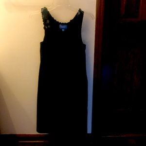 Little black dress with sequins